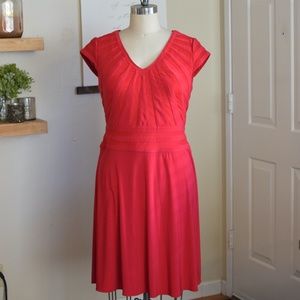 Adrianna Papell Hot Pink or Blush Red Dress